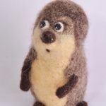 Войлочная игрушка — ёжик.