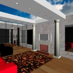 Дизайн проект гостиной. Ижевск