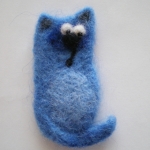 Войлочная игрушка — магнит.