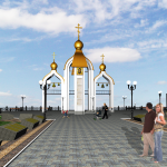 Проект Красной площади, Сарапул. Архитектор: Вера Кузнецова