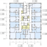 Архитектурное бюро MADE GROUP. Жилой комплекс «ECO Life Весна» на ул. К. Маркса в Ижевске. План 2-го этажа Архитектурное бюро MADE GROUP. Жилой комплекс «ECO Life Весна» на ул. К. Маркса в Ижевске. План 2-го этажа