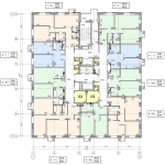 Архитектурное бюро MADE GROUP. Жилой комплекс «ECO Life Весна» на ул. К. Маркса в Ижевске. План 3-го этажа Архитектурное бюро MADE GROUP. Жилой комплекс «ECO Life Весна» на ул. К. Маркса в Ижевске. План 3-го этажа