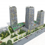 Архитектурное бюро MADE GROUP. Жилой комплекс «Ocean city» на перекрестке улиц Пушкинская и Кирова в Ижевске Архитектурное бюро MADE GROUP. Жилой комплекс «Ocean city» на перекрестке улиц Пушкинская и Кирова в Ижевске