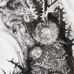 Одуванчик. Монотипия. Одуванчик. Монотипия.