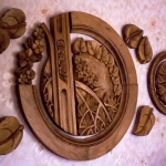 Настенное панно, композиция в круге Настенное панно, композиция в круге