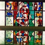 Витраж в бассейне. Витраж в бассейне.